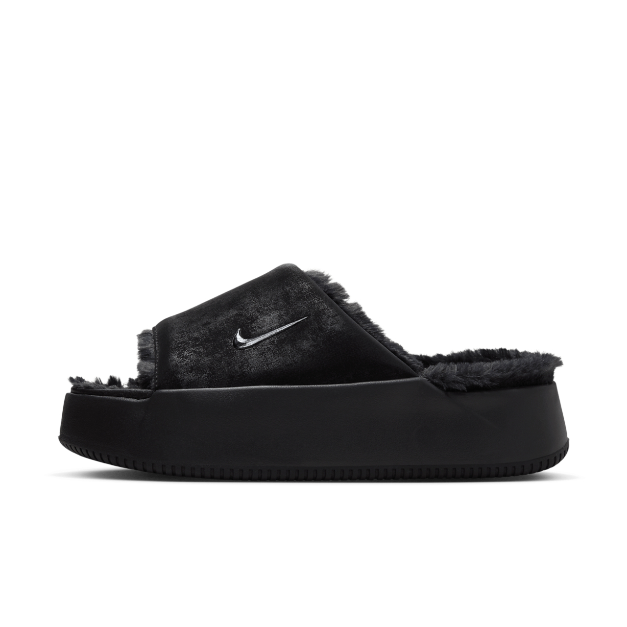 Nike Calm Elevation Fur Slides Imagen 3 de 6. Toque para abrir la galería de fotos.