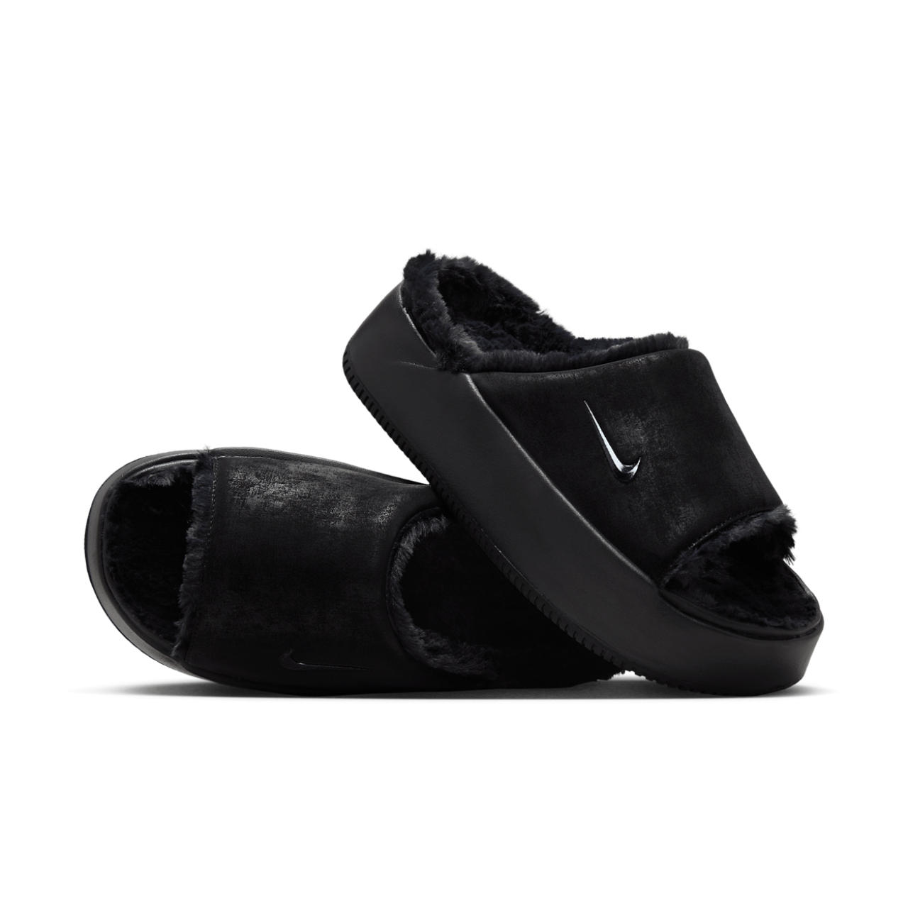 Nike Calm Elevation Fur Slides Imagen 4 de 6. Toque para abrir la galería de fotos.