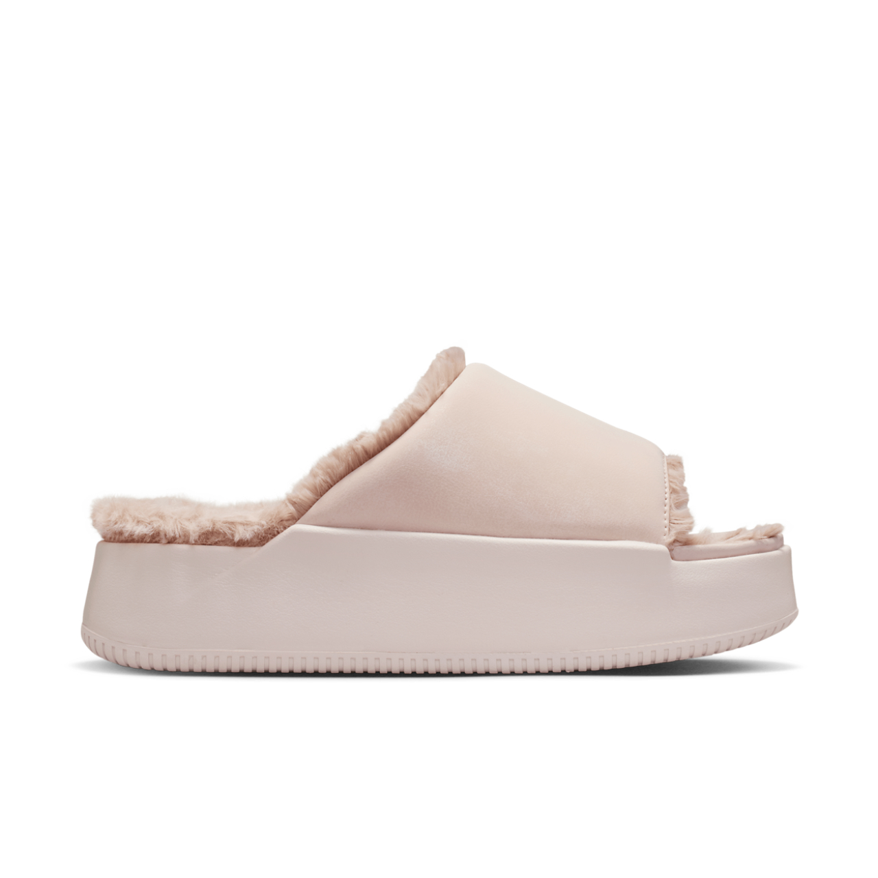 Nike Calm Elevation Fur Slides Afbeelding 1 van 6. Tik om de fotogalerij te openen..