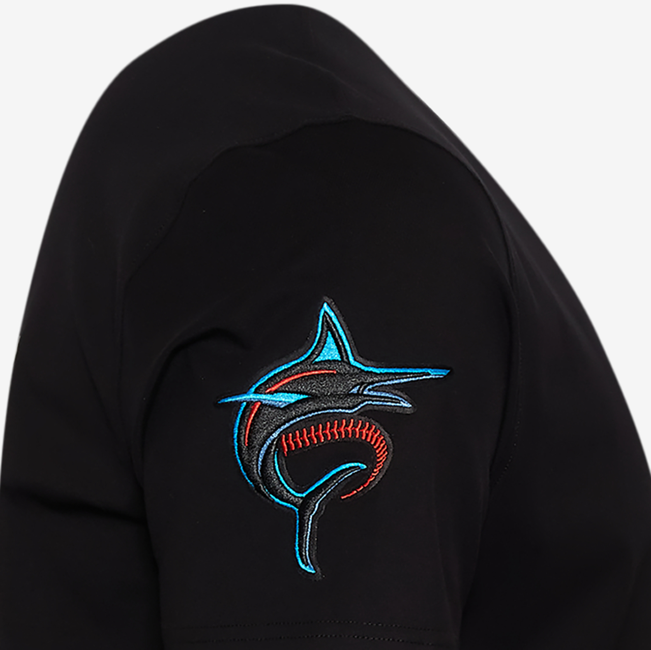 Pro Standard Miami Marlins Postage SJ T-Shirt Image 4 of 4. Tap to open photo gallery.