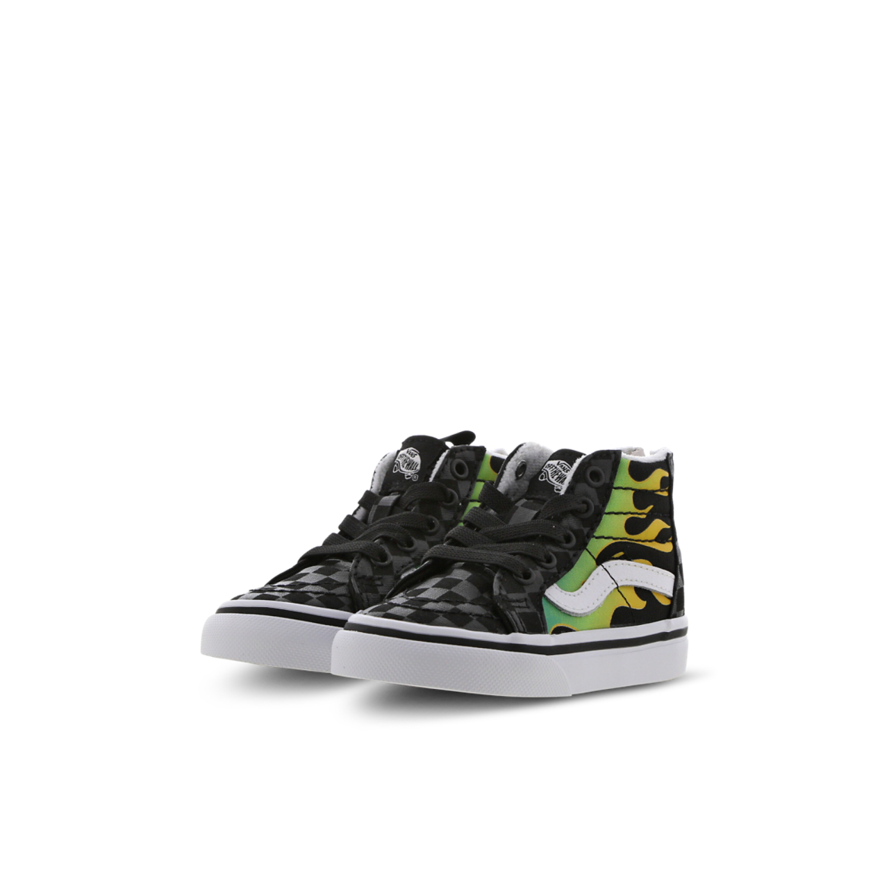 Vans Sk8-Hi Zip Glow Flame Image 3 of 12. Tap to open photo gallery.