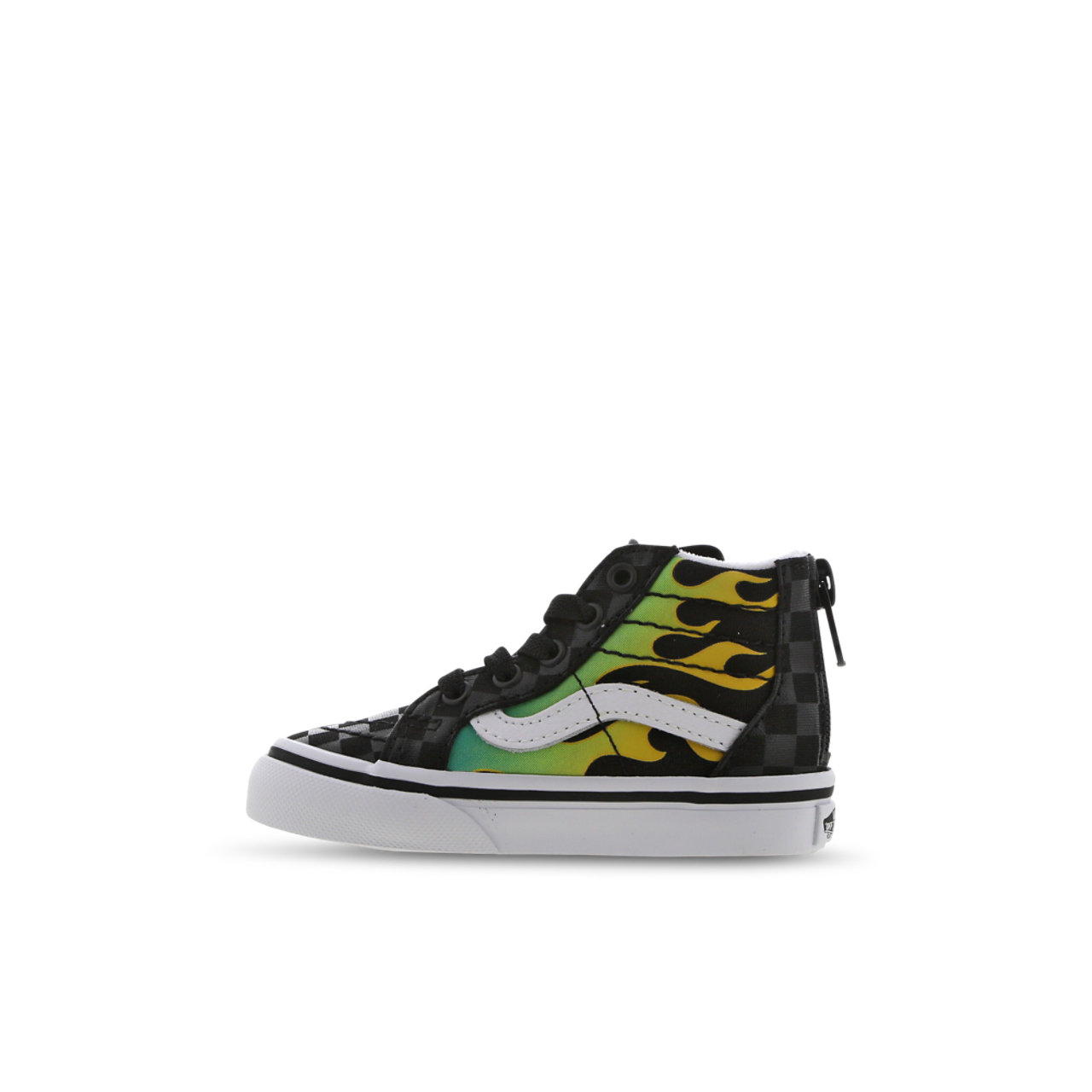 Vans Sk8-Hi Zip Glow Flame Image 7 of 12. Tap to open photo gallery.