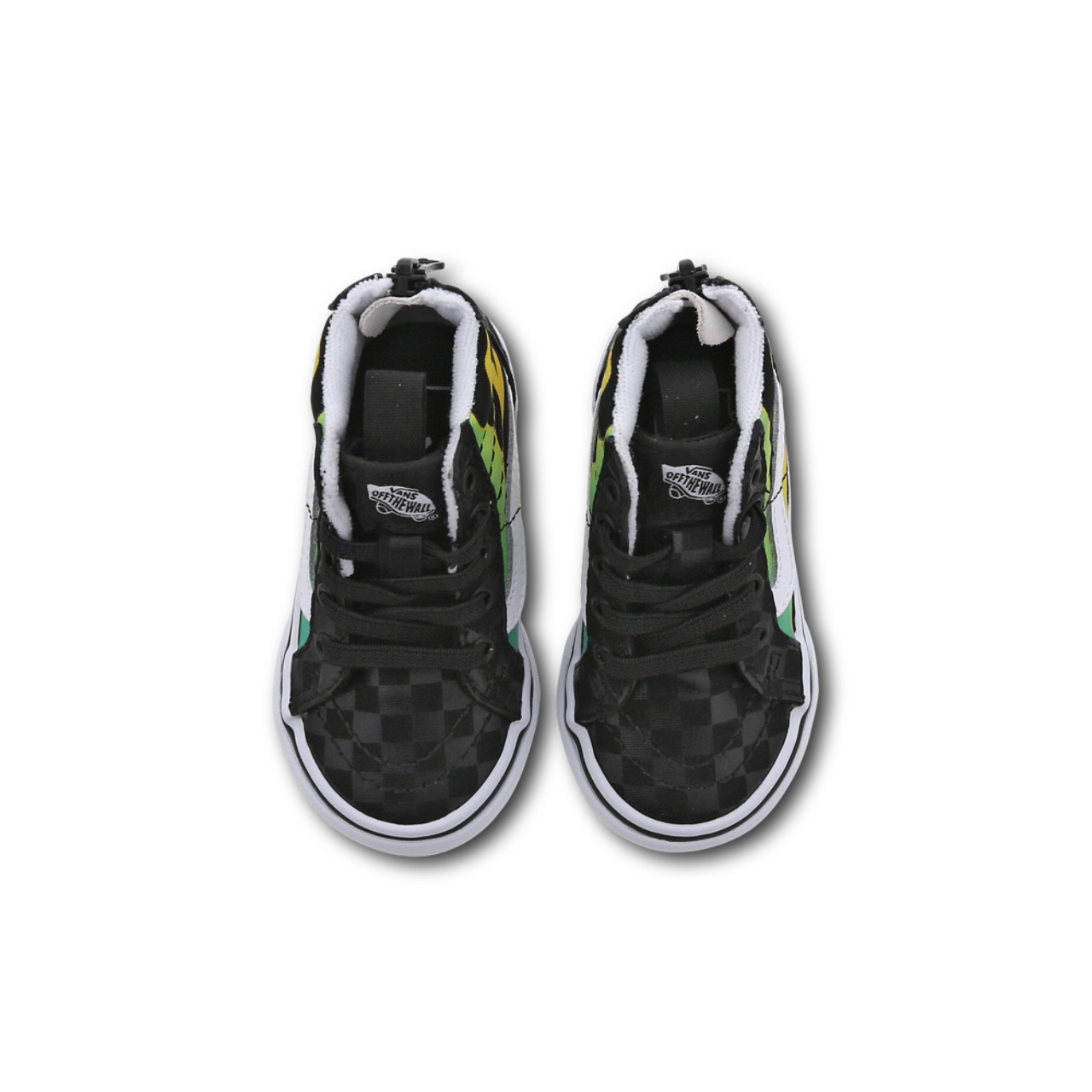 Vans Sk8-Hi Zip Glow Flame Image 9 of 12. Tap to open photo gallery.