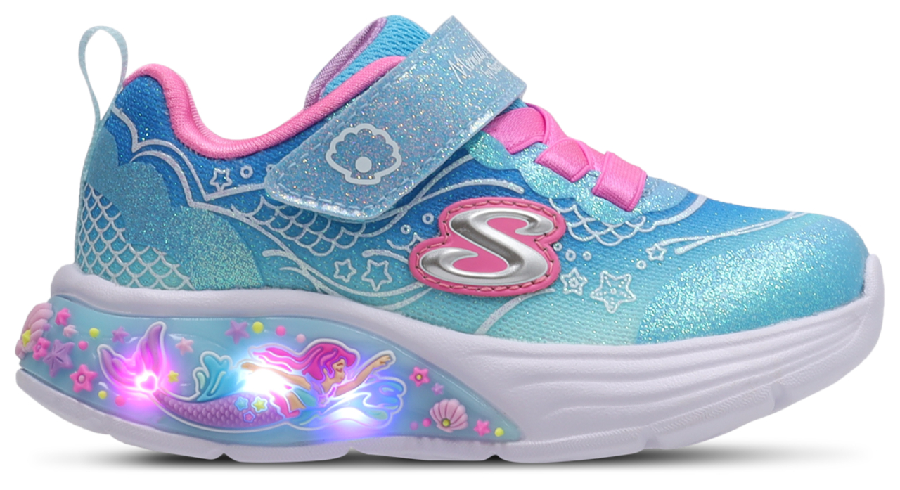 Skechers S-lights Lil Mermaid Image 1 of 7. Tap to open photo gallery.