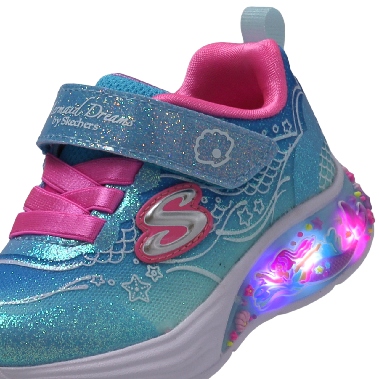 Skechers S-lights Lil Mermaid Image 7 of 7. Tap to open photo gallery.