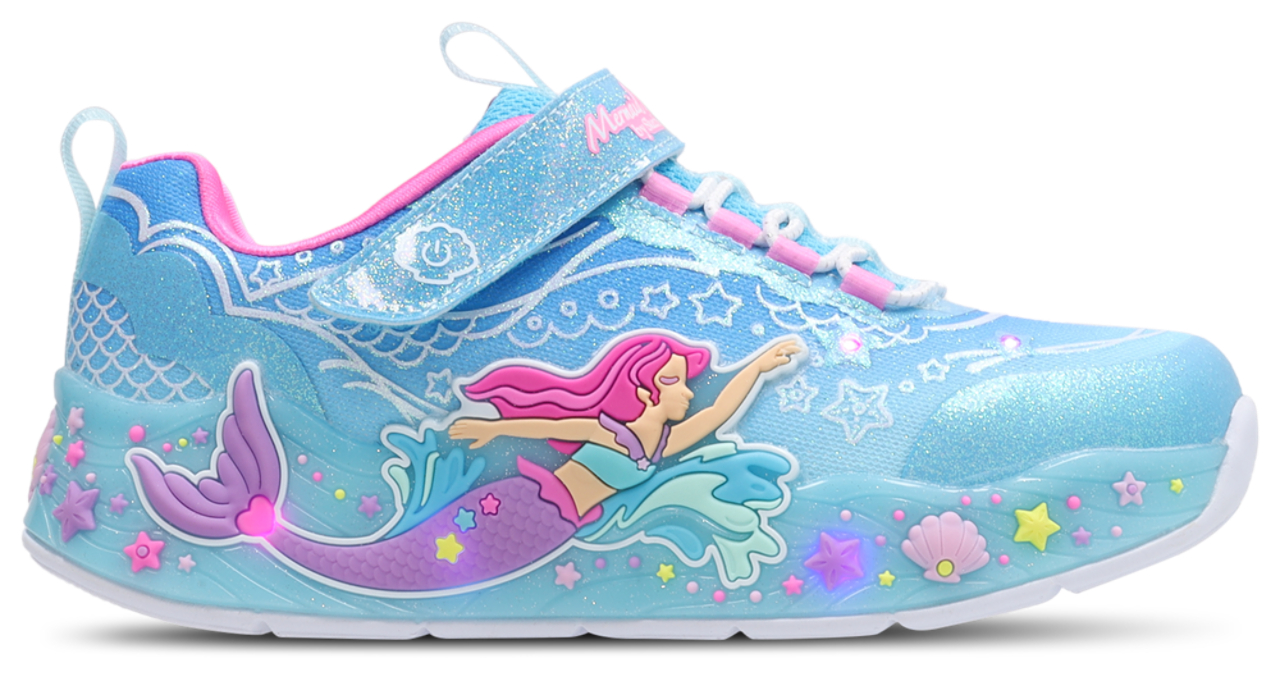 Skechers S-lights Lil Mermaid Image 1 of 7. Tap to open photo gallery.