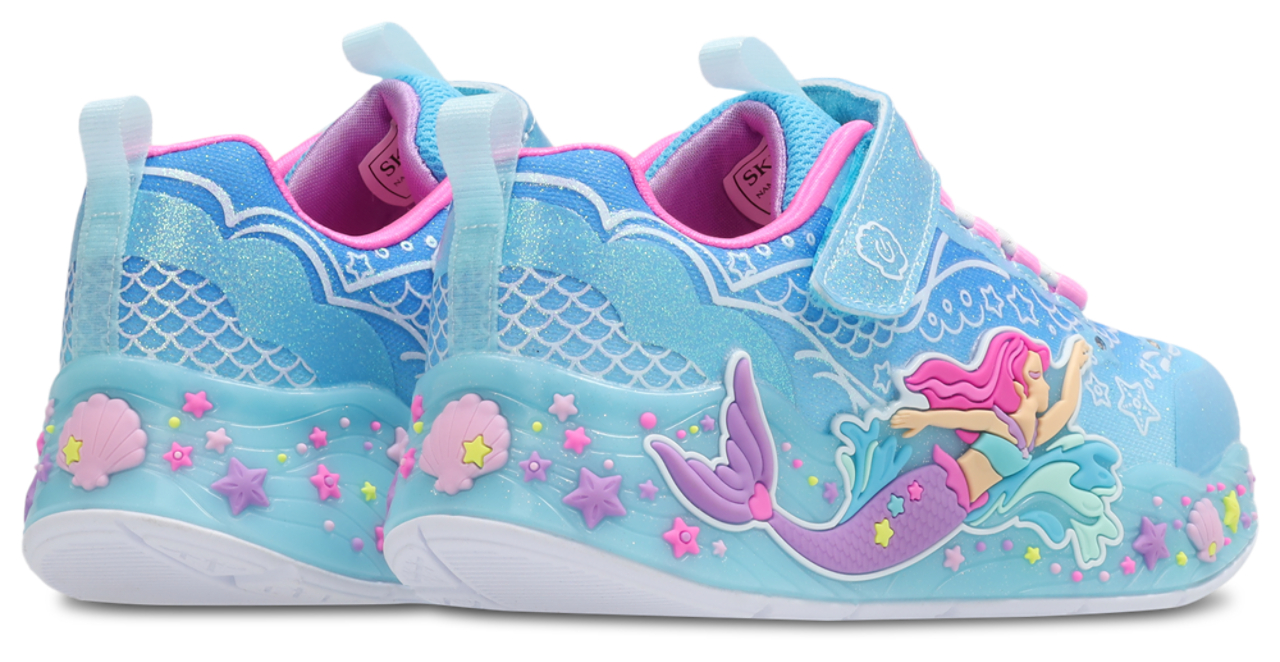 Skechers S-lights Lil Mermaid Image 3 of 7. Tap to open photo gallery.