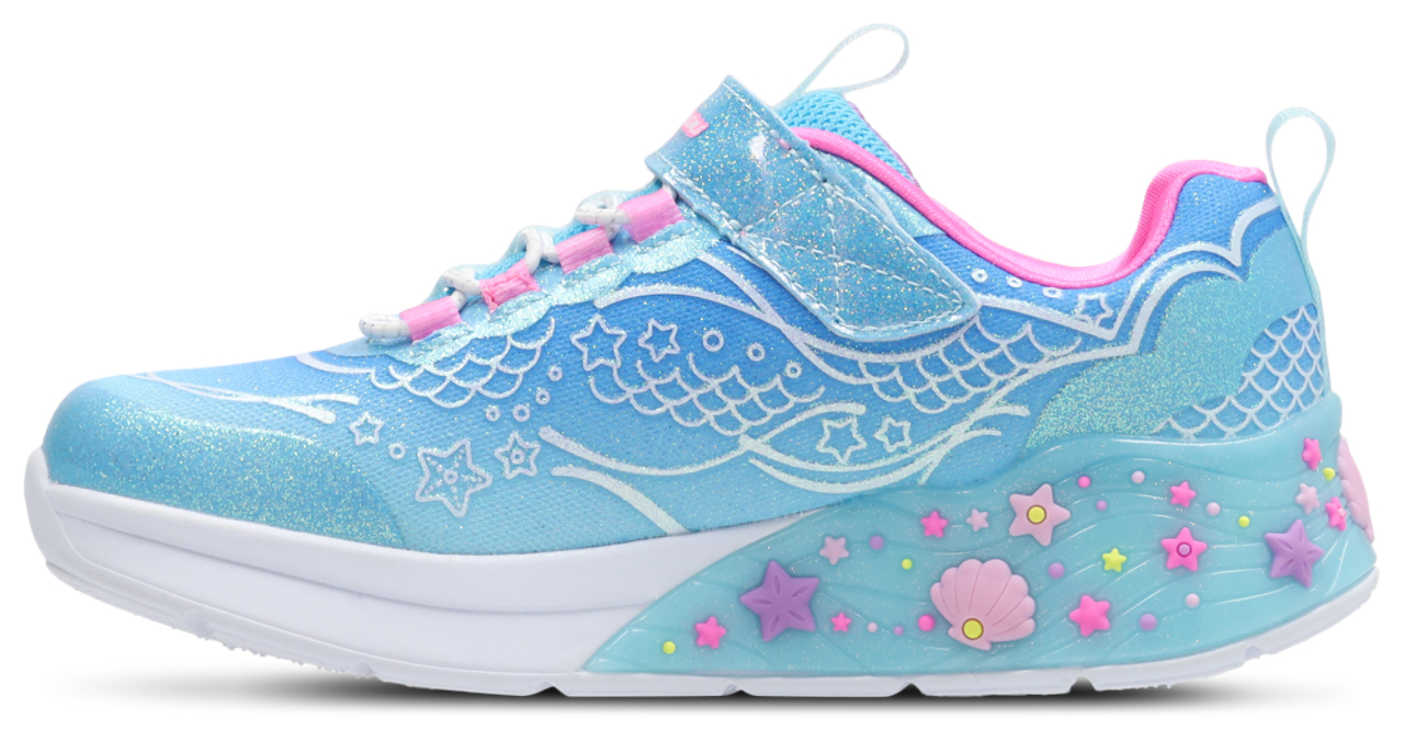 Skechers S-lights Lil Mermaid Image 4 of 7. Tap to open photo gallery.