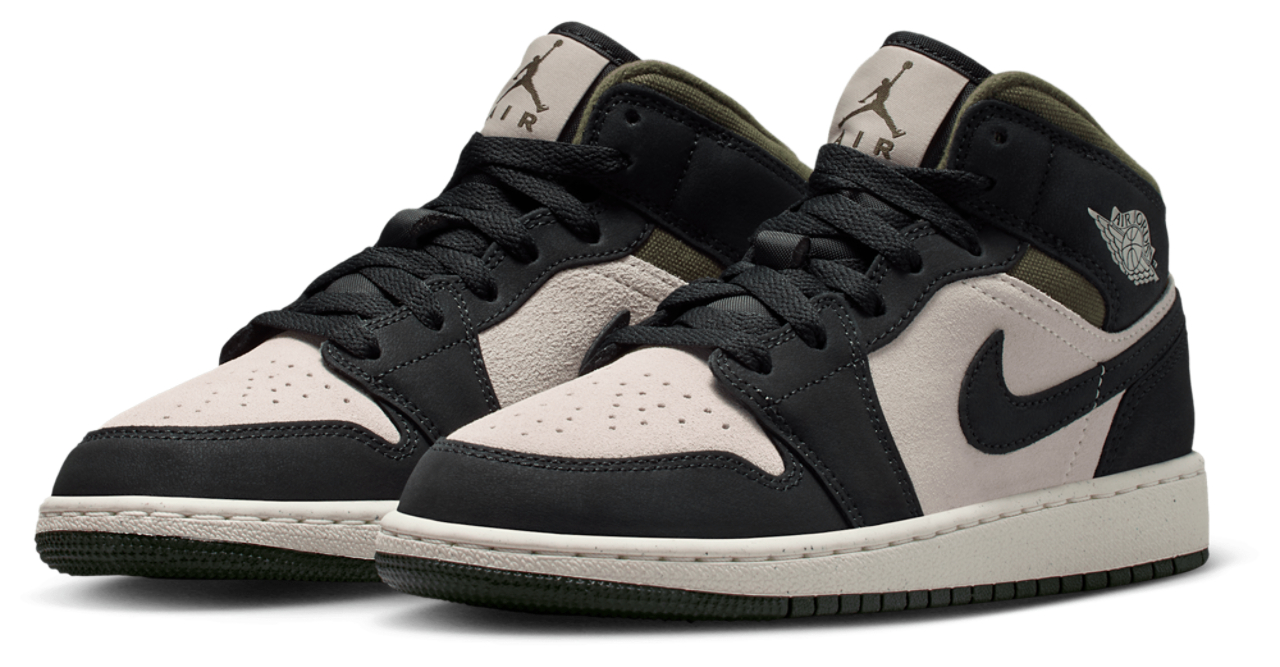 Jordan Aj1 Mid Afbeelding 2 van 6. Tik om de fotogalerij te openen..