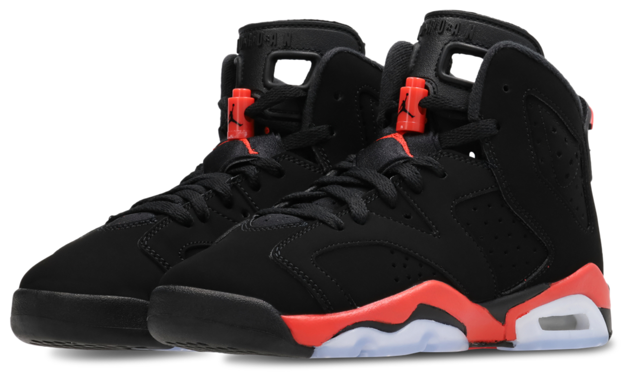 Jordan Retro 6 "Infrared Salesman" Imagen 2 de 7. Toque para abrir la galería de fotos.