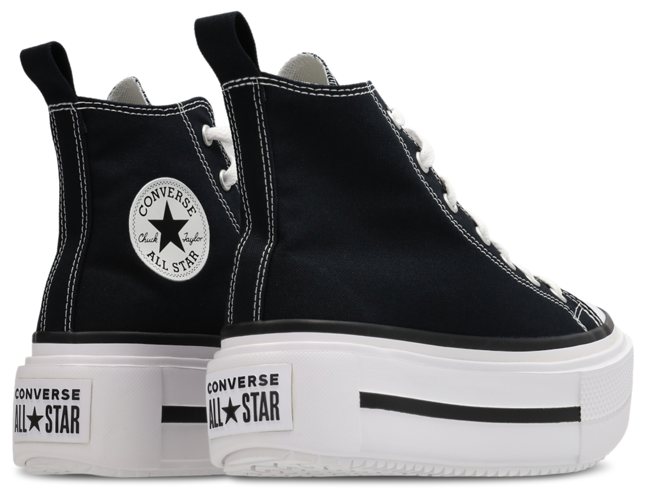 Converse Ctas Lift Double Stack Image 3 sur 7. Appuyez pour ouvrir la galerie de photos.