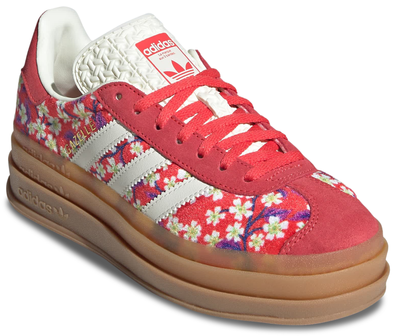 adidas Gazelle Bold X Liberty London Imagen 2 de 6. Toque para abrir la galería de fotos.