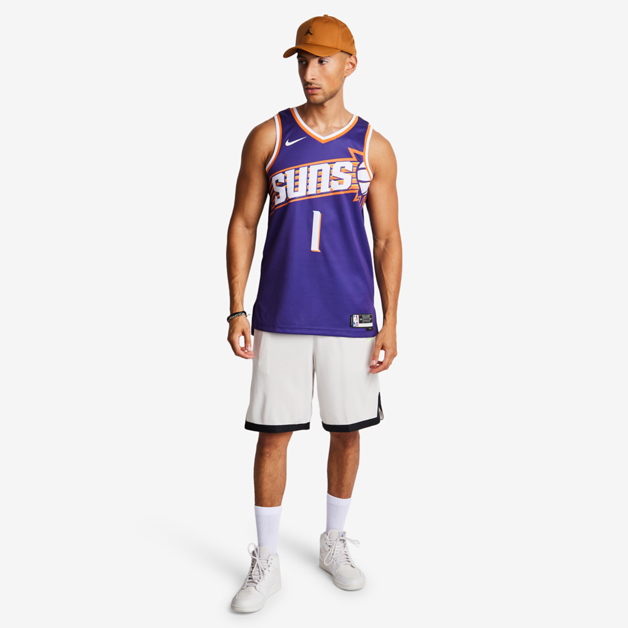 Nike Nba Phoenix Suns Devin Booker Swingman Icon Jersey Image 2 sur 4. Appuyez pour ouvrir la galerie de photos.