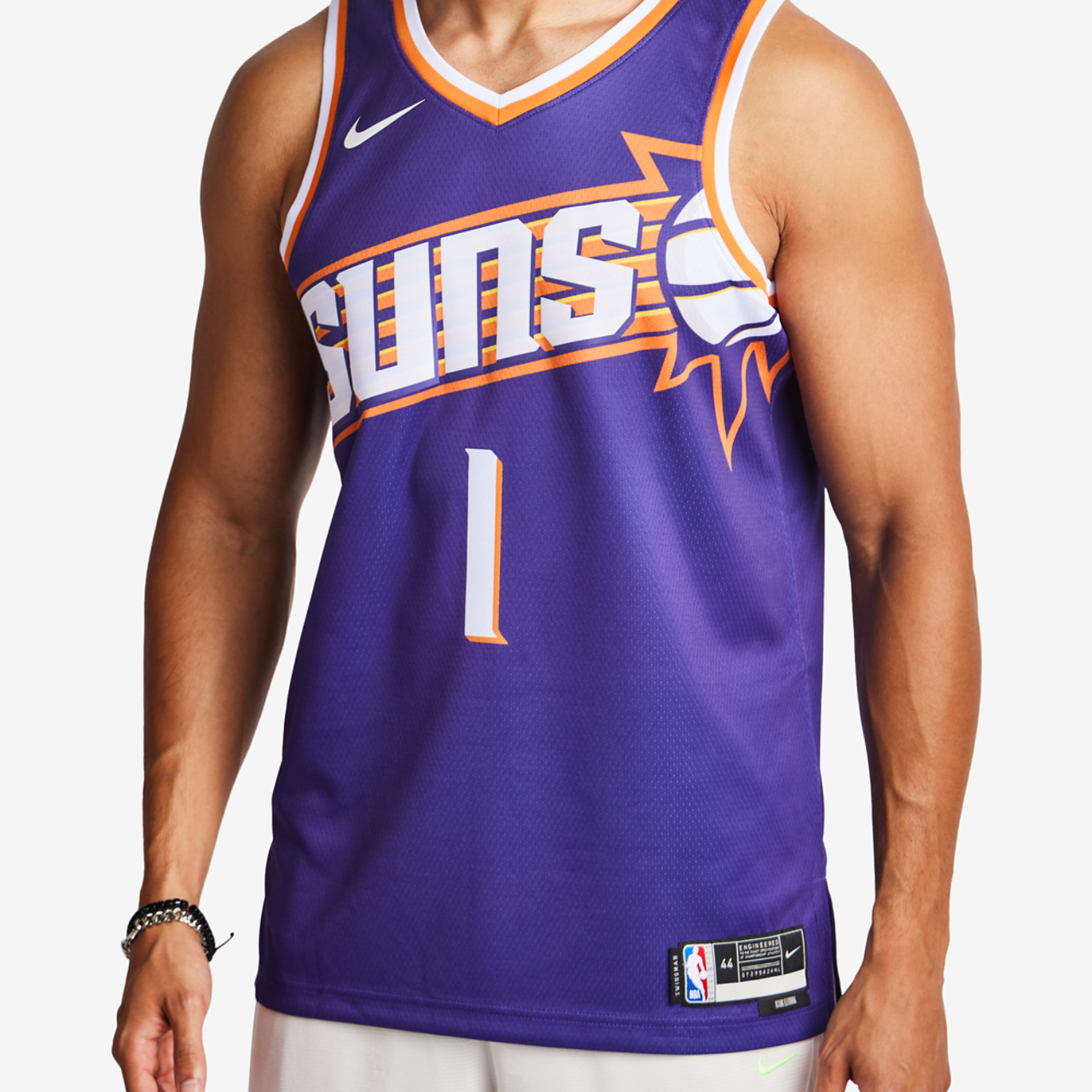 Nike Nba Phoenix Suns Devin Booker Swingman Icon Jersey Image 4 sur 4. Appuyez pour ouvrir la galerie de photos.