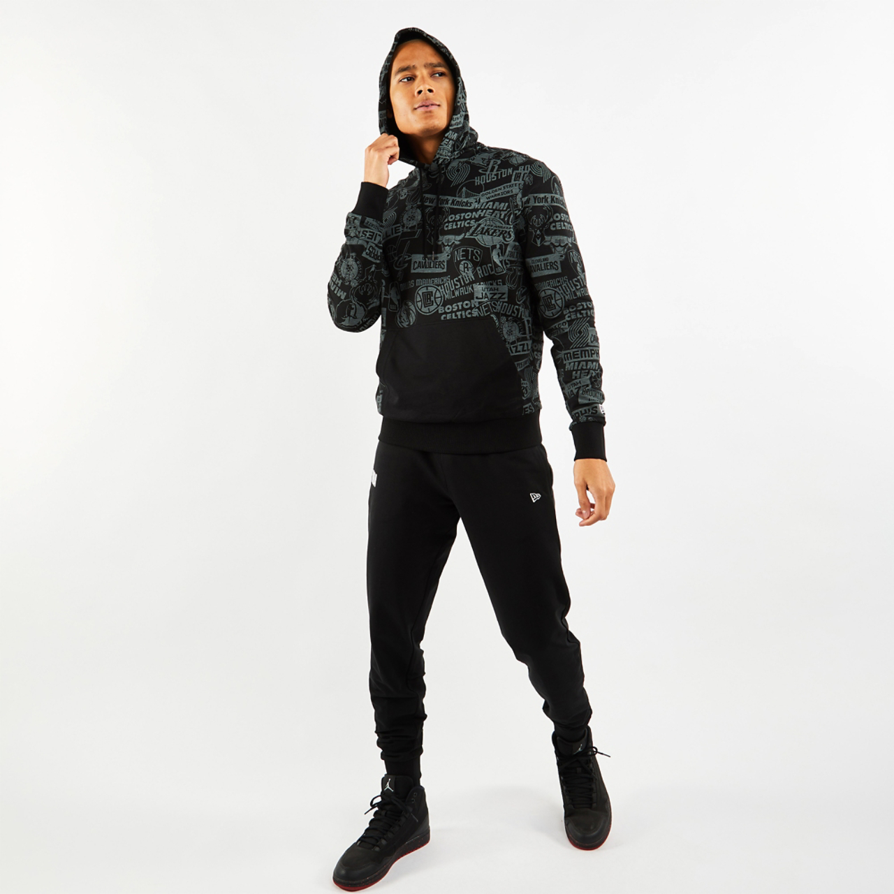 New Era NBA Over The Head All Over Print Image 2 of 4. Tap to open photo gallery.