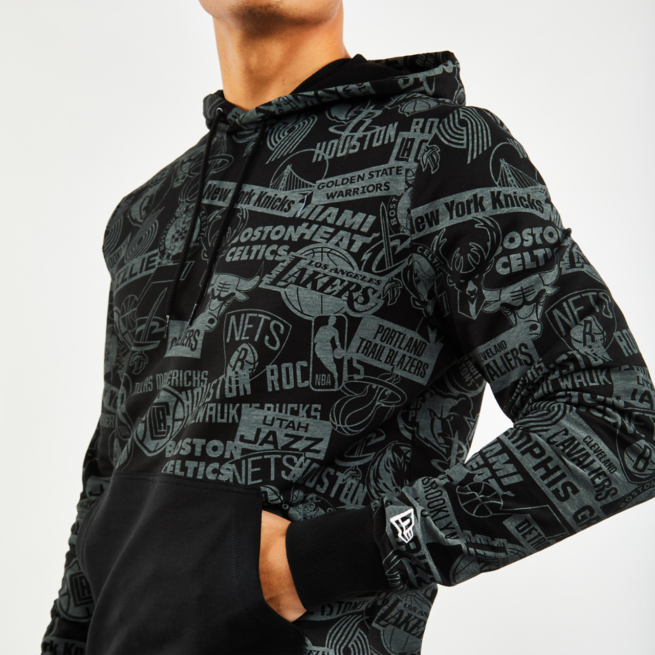 New Era NBA Over The Head All Over Print Image 4 of 4. Tap to open photo gallery.