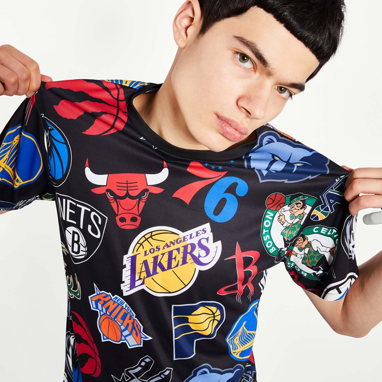 New Era NBA All Over Print Image 2 of 4. Tap to open photo gallery.