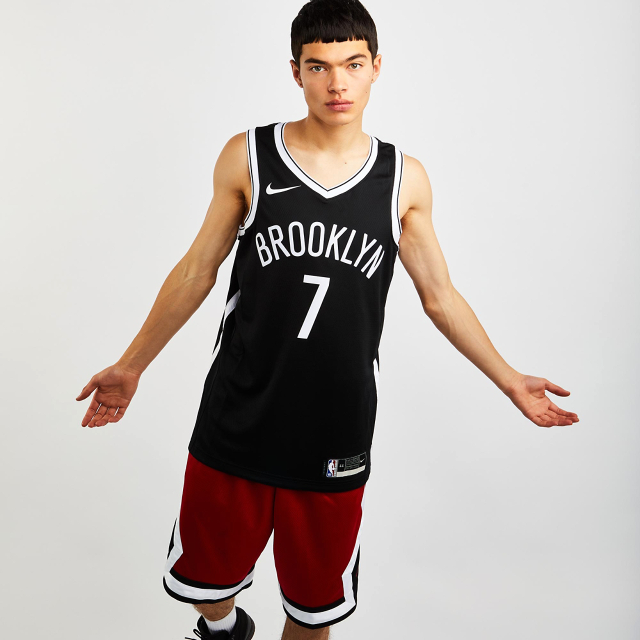 Nike NBA Brooklyn Nets Durant Swingman Icon Jersey Image 1 of 4. Tap to open photo gallery.