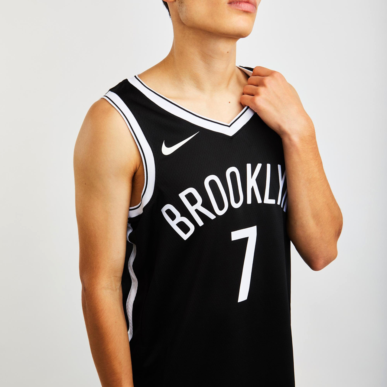 Nike NBA Brooklyn Nets Durant Swingman Icon Jersey Image 4 of 4. Tap to open photo gallery.