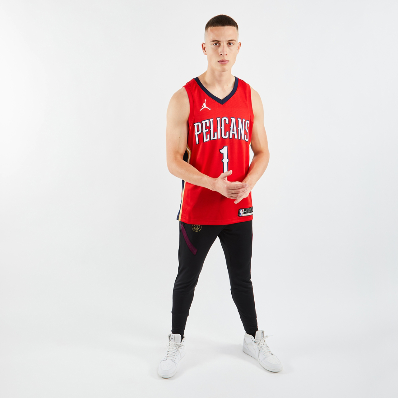 Jordan New Orleans Zion Swingman Statement Jersey Afbeelding 2 van 4. Tik om de fotogalerij te openen..