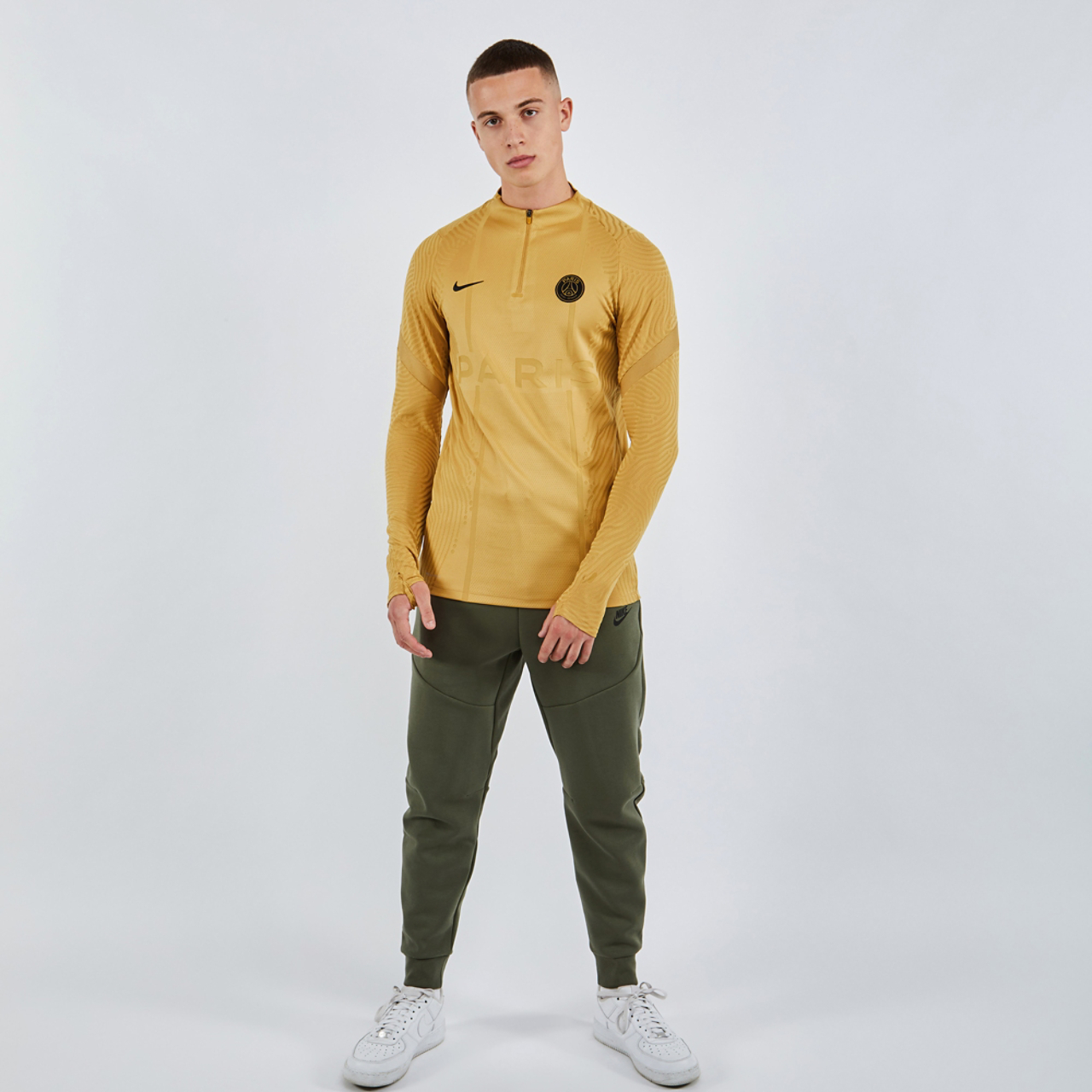 Nike Paris Saint German Vaporknit Drill Top Afbeelding 2 van 4. Tik om de fotogalerij te openen..