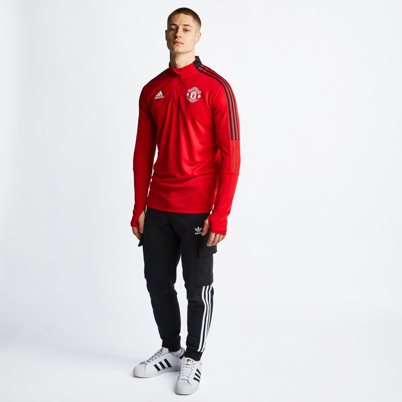 adidas Performance Soccer Mufc Track Top Image 2 of 4. Tap to open photo gallery.