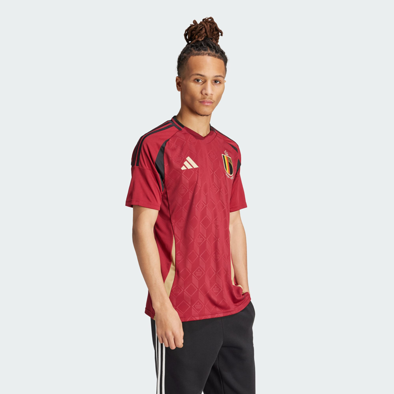 adidas Belgium 24 Home Imagen 2 de 5. Toque para abrir la galería de fotos.