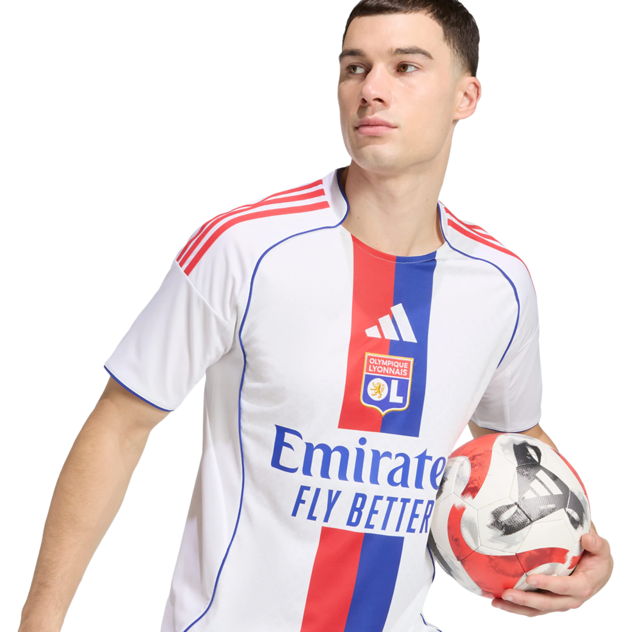 adidas Olympic Lyon Home 25-26 Immagine 4 di 4. Tocca per aprire la galleria fotografica.