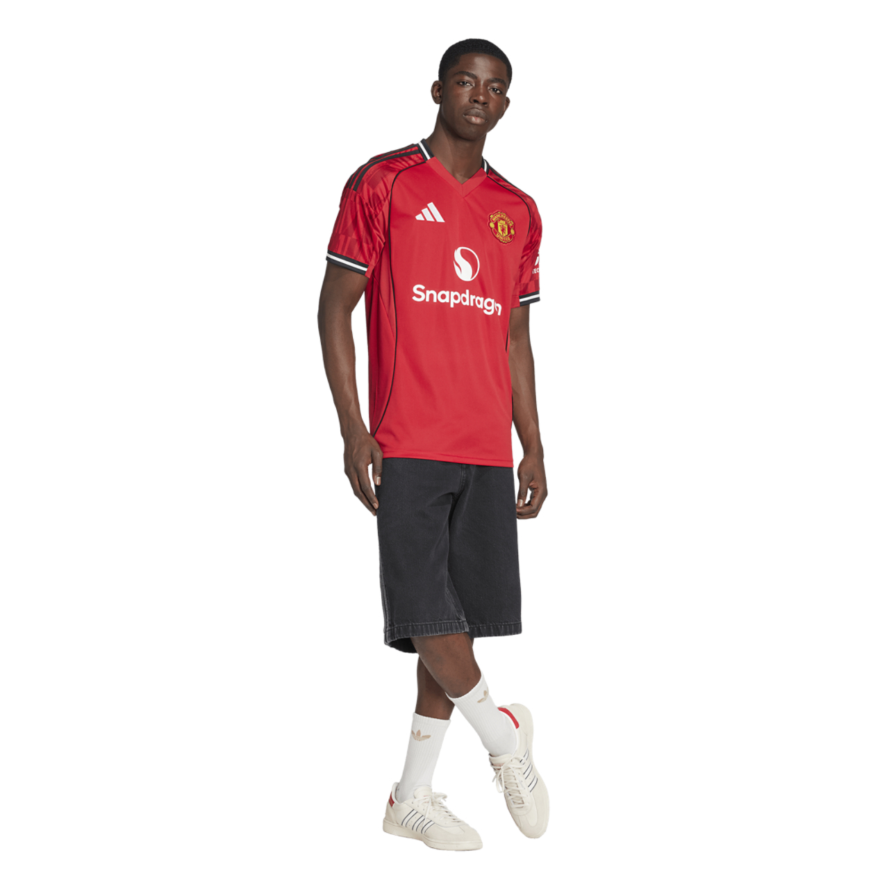 adidas Manchester United Home 25-26 Imagen 6 de 8. Toque para abrir la galería de fotos.