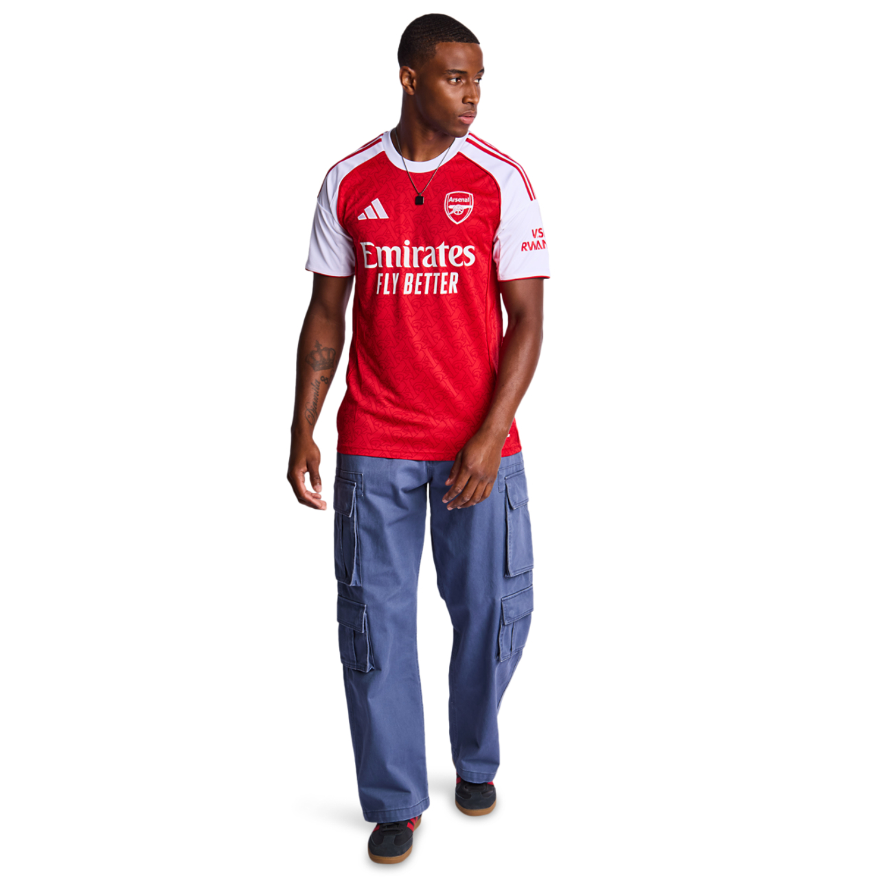 adidas Arsenal Fcarsenal Fc Home 25-26 Image 2 of 4. Tap to open photo gallery.