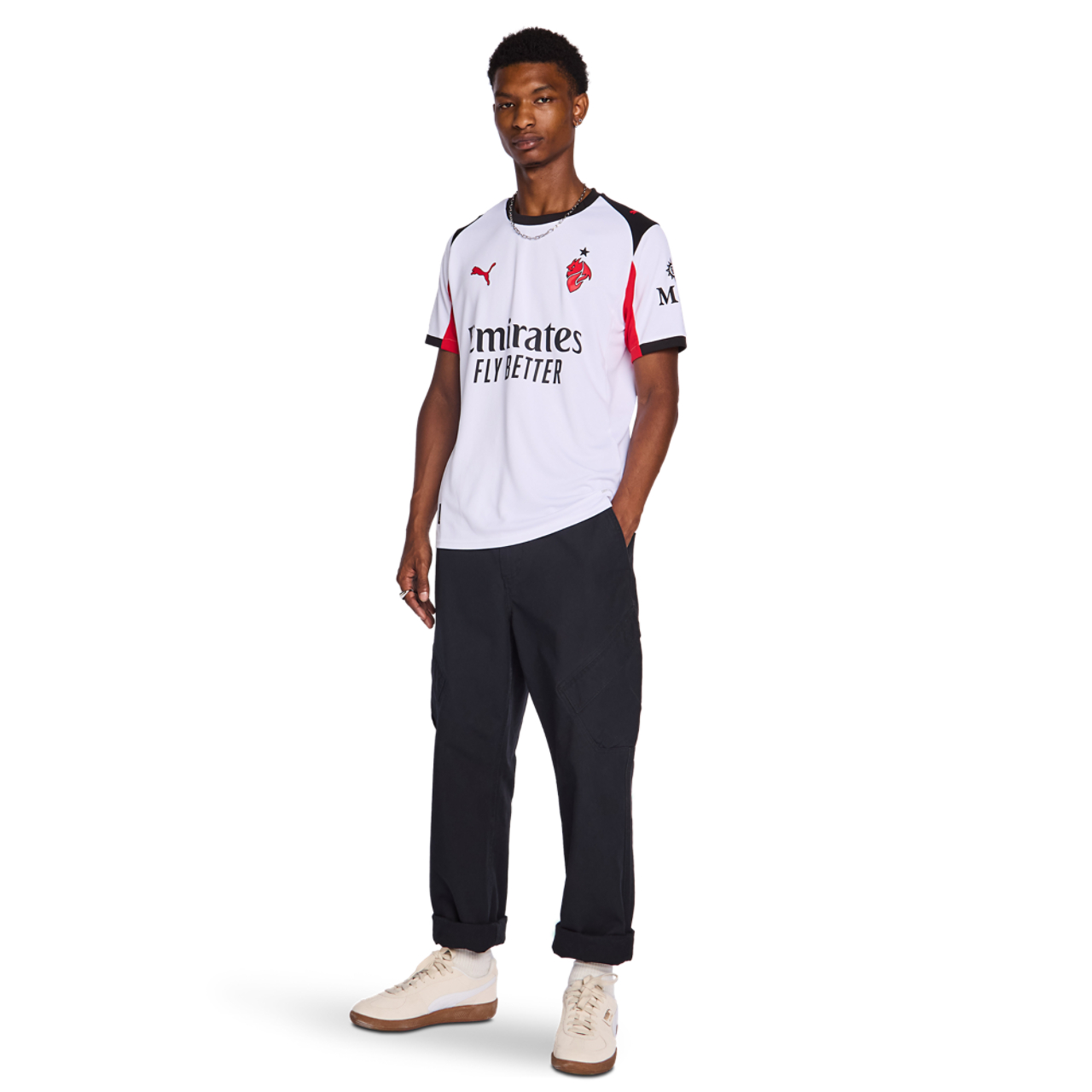 Puma Ac Milan Away 25-26 Image 2 of 8. Tap to open photo gallery.