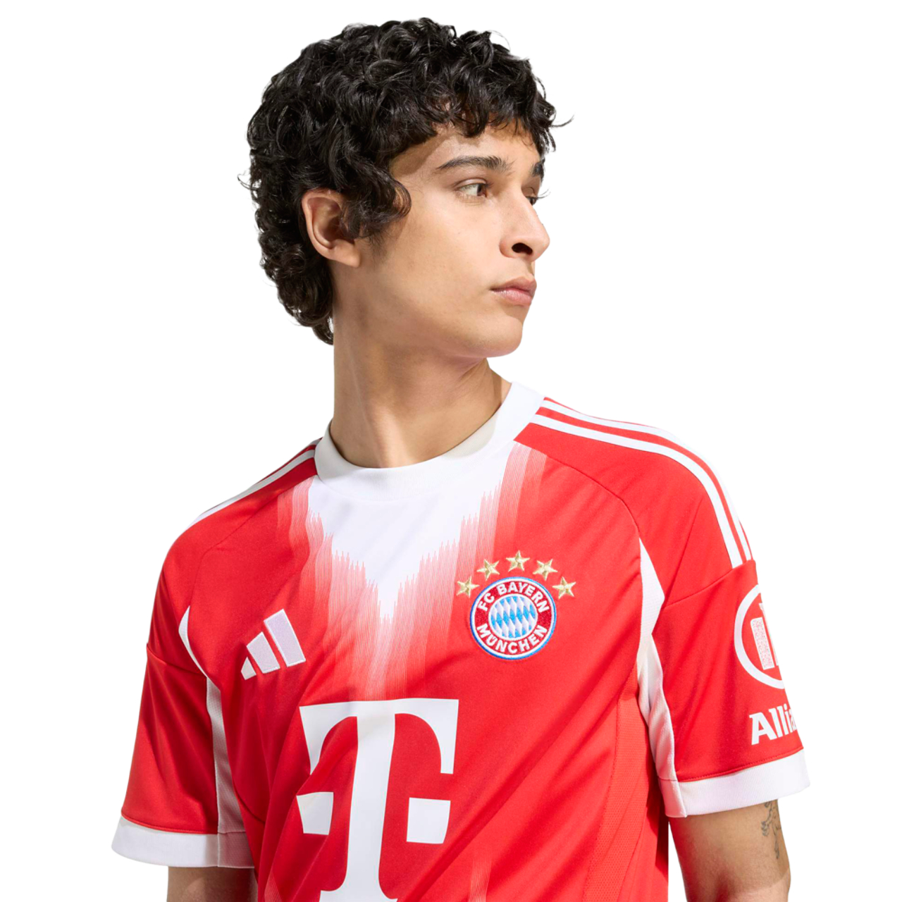 adidas Fc Bayern Muenchen  Home 25-26 Image 4 sur 5. Appuyez pour ouvrir la galerie de photos.