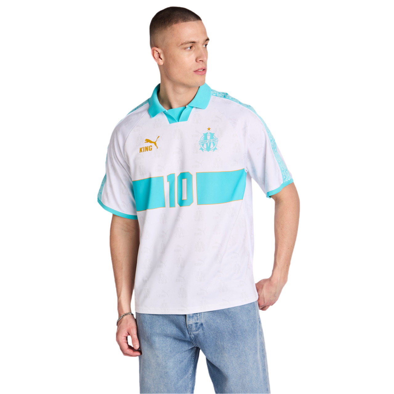 Puma Olympic Marseille King Retro Image 1 sur 5. Appuyez pour ouvrir la galerie de photos.