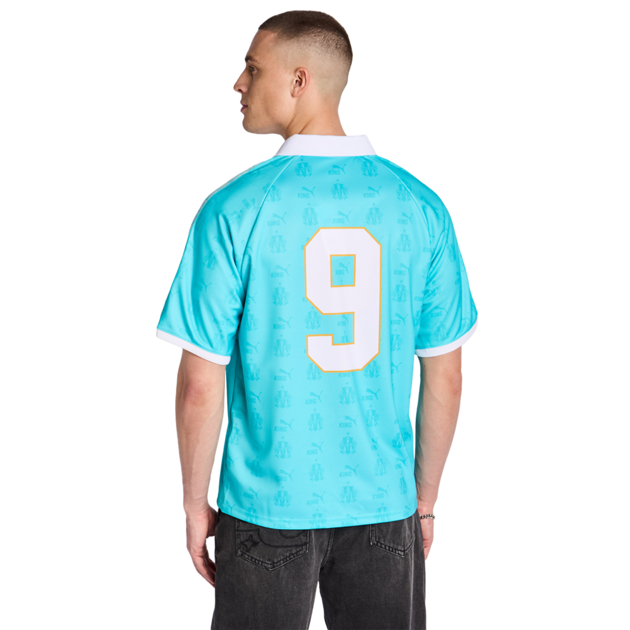 Puma Olympic Marseille King Retro Image 4 sur 5. Appuyez pour ouvrir la galerie de photos.
