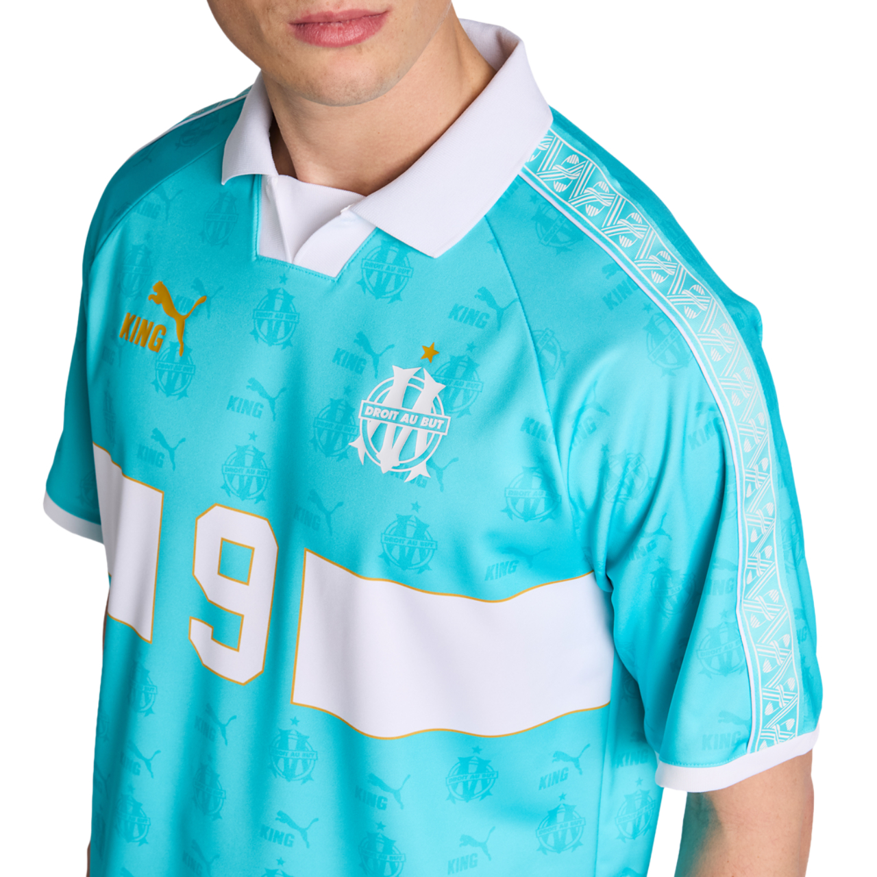 Puma Olympic Marseille King Retro Image 5 sur 5. Appuyez pour ouvrir la galerie de photos.
