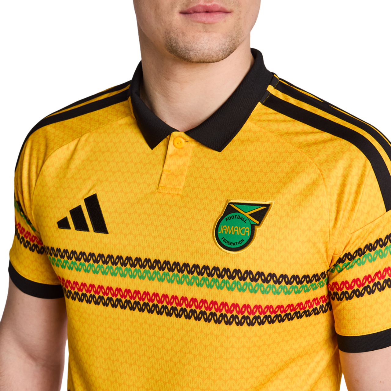 adidas Jamaica Home 26 Image 6 sur 6. Appuyez pour ouvrir la galerie de photos.