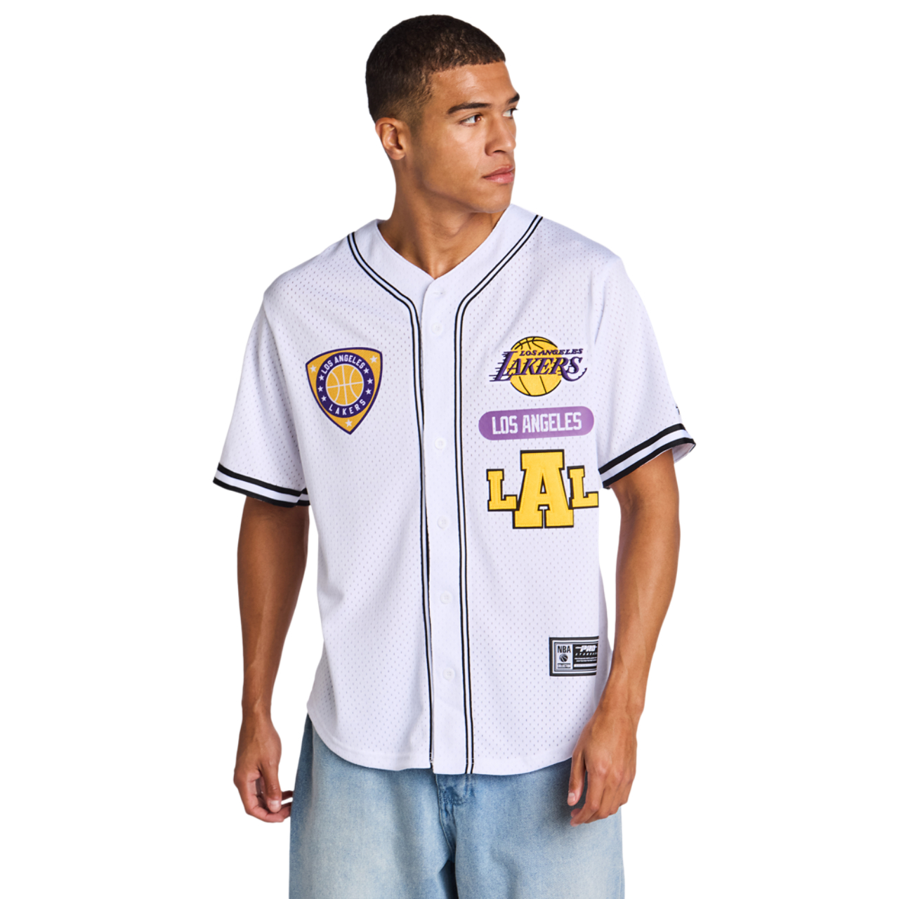 Pro Standard Letterman Nba Lakers Imagen 1 de 7. Toque para abrir la galería de fotos.