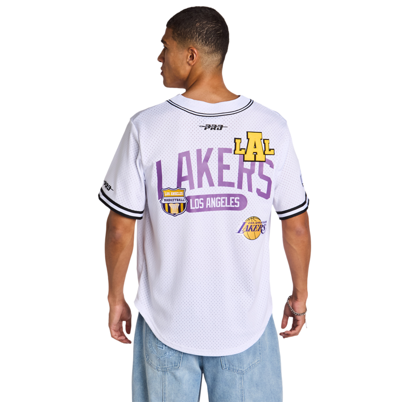 Pro Standard Letterman Nba Lakers Imagen 4 de 7. Toque para abrir la galería de fotos.