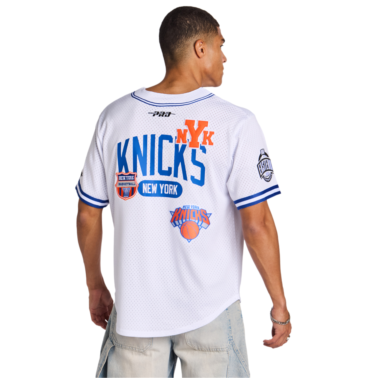 Pro Standard Letterman Nba Knicks Imagen 4 de 7. Toque para abrir la galería de fotos.