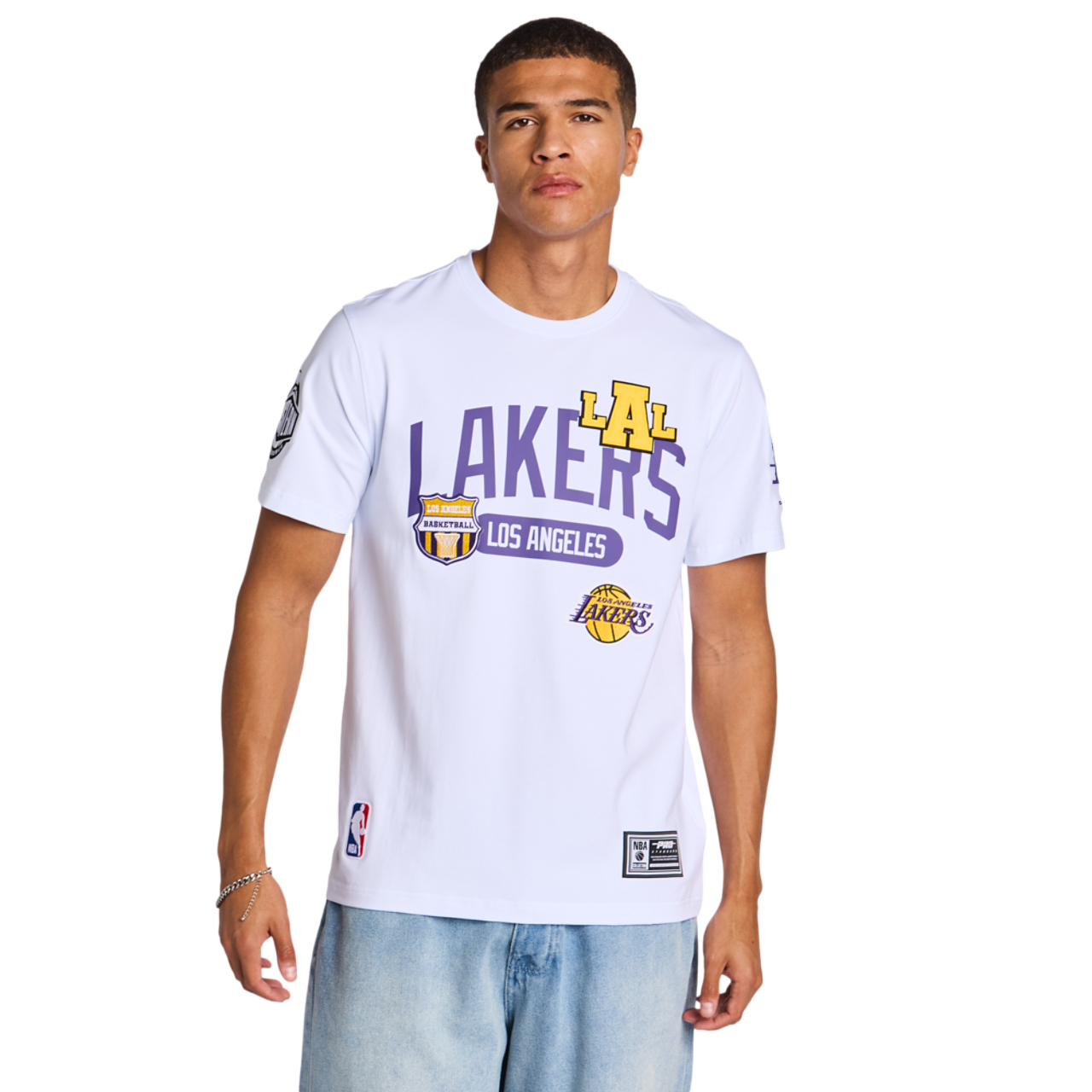 Pro Standard Letterman Nba Lakers Imagen 1 de 7. Toque para abrir la galería de fotos.