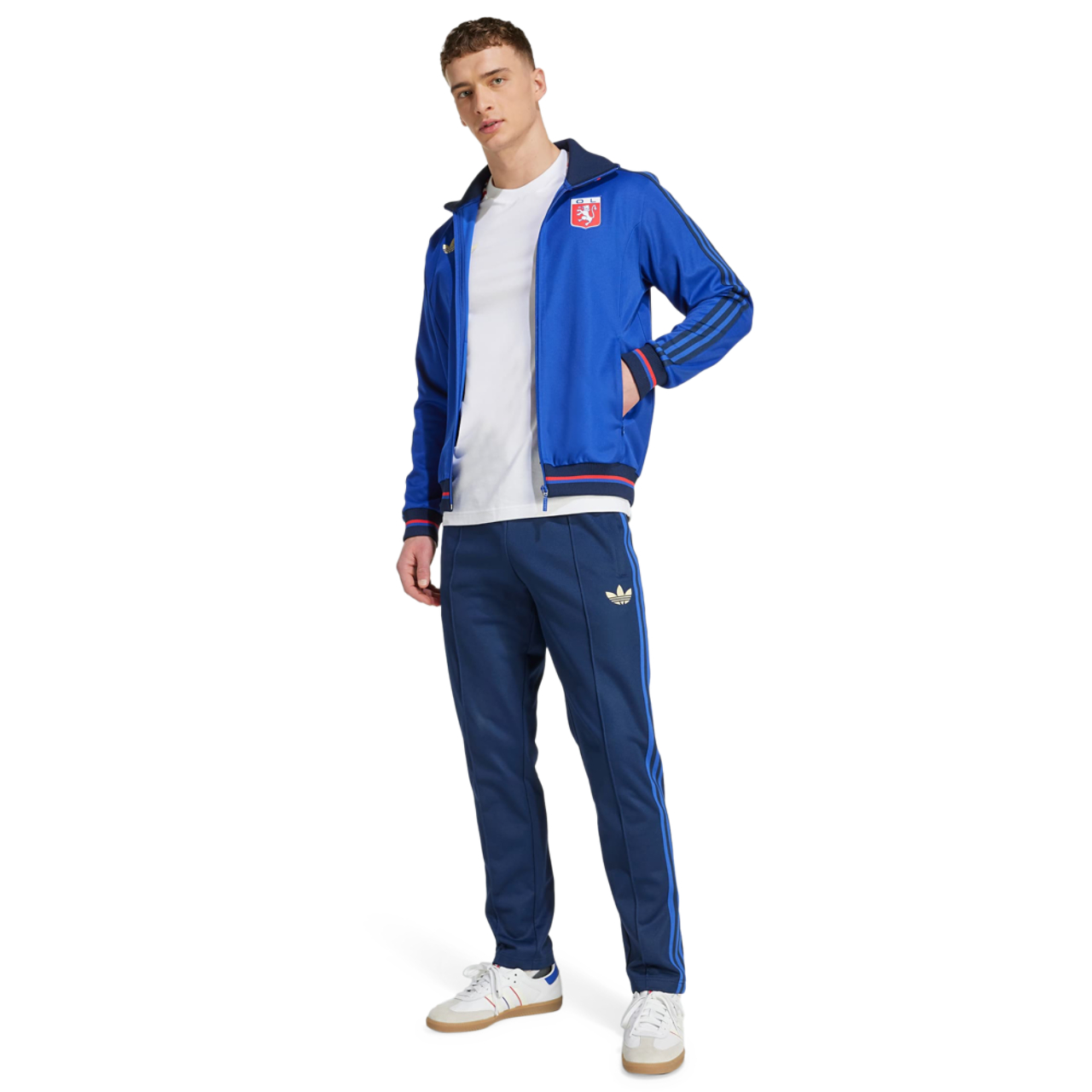 adidas Olympique Lyonnais Anniversary Track Top Image 2 of 4. Tap to open photo gallery.