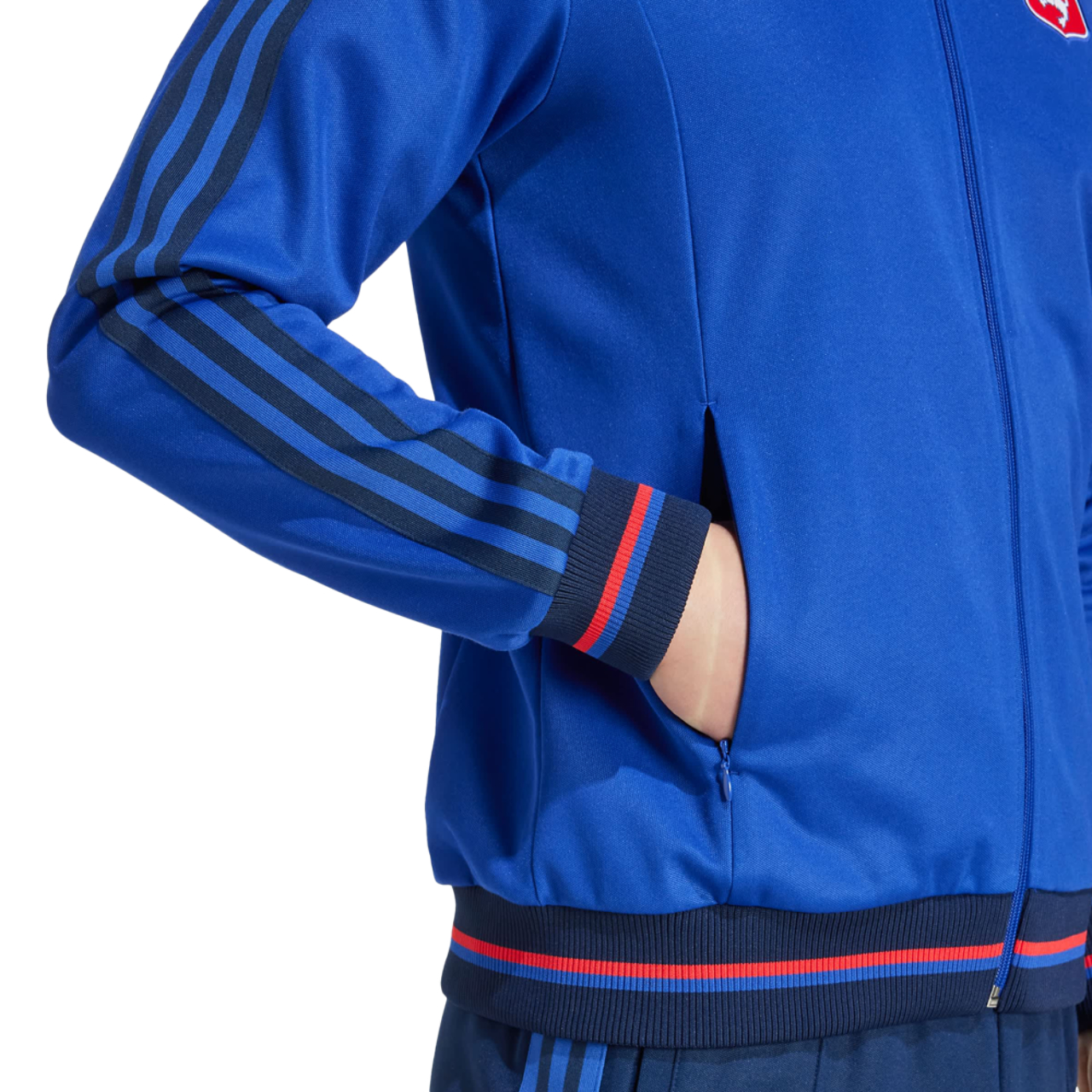 adidas Olympique Lyonnais Anniversary Track Top Image 4 of 4. Tap to open photo gallery.