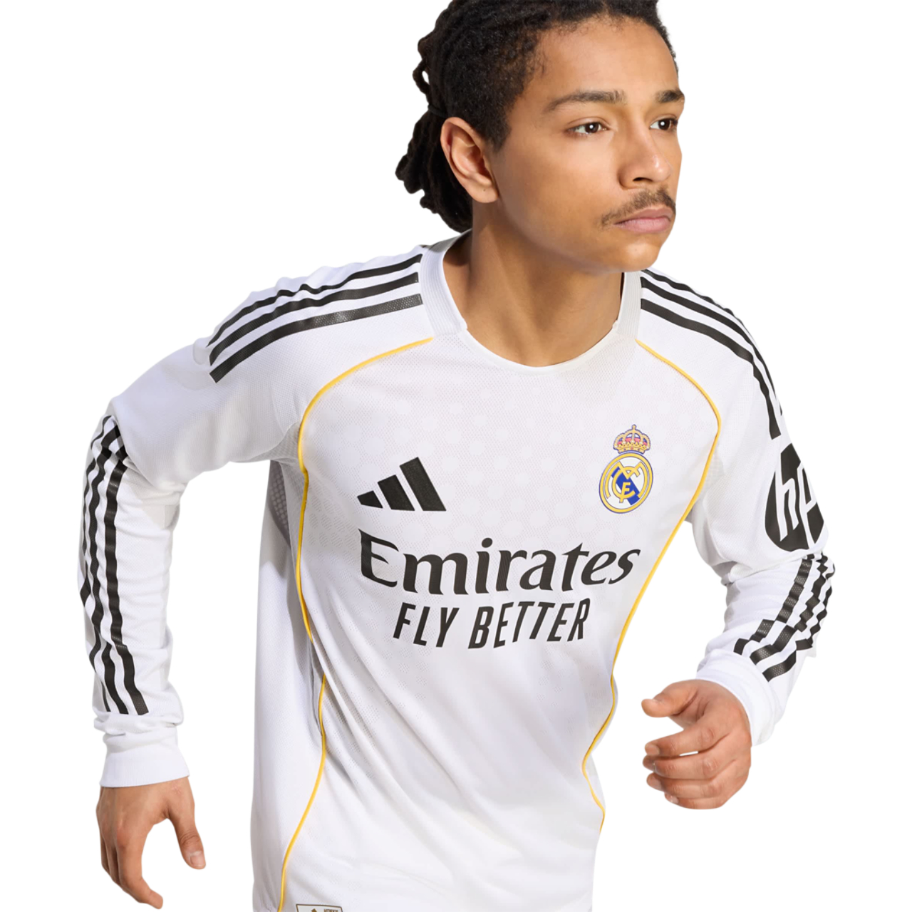adidas Real Madrid 25/26 Home Authentic Jersey Bild 4 von 4. Antippen, um die Fotogalerie zu öffnen.
