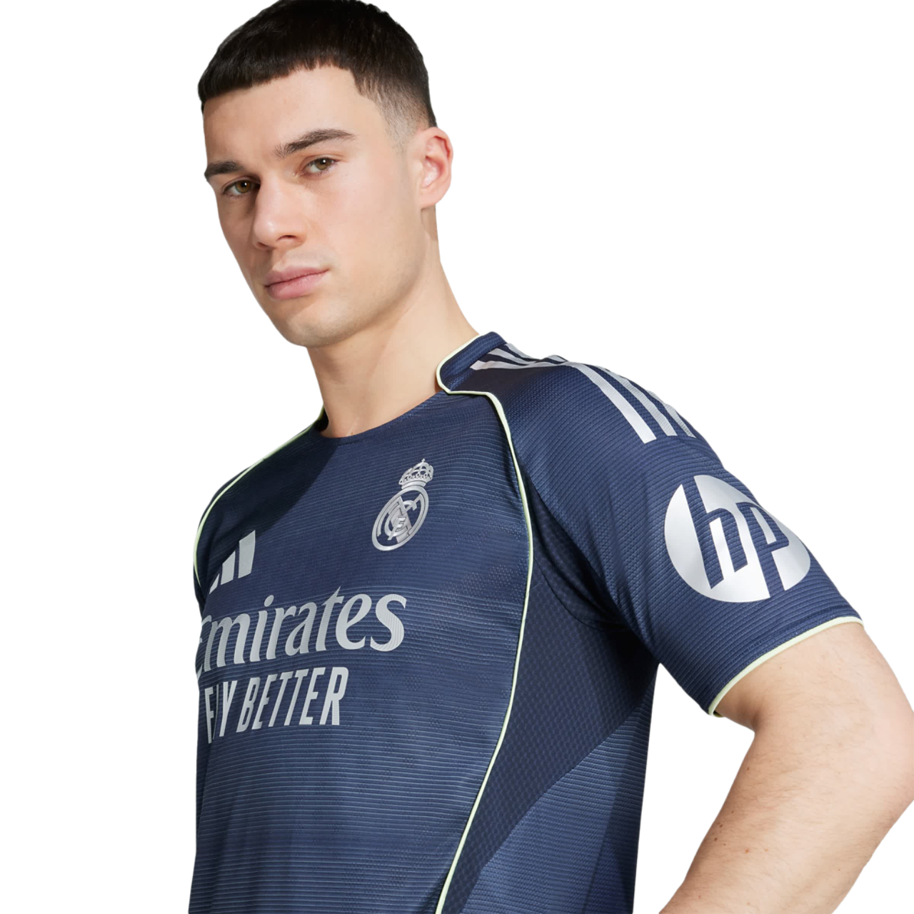 adidas Real Madrid 25/26 Away Authentic Jersey Afbeelding 4 van 4. Tik om de fotogalerij te openen..