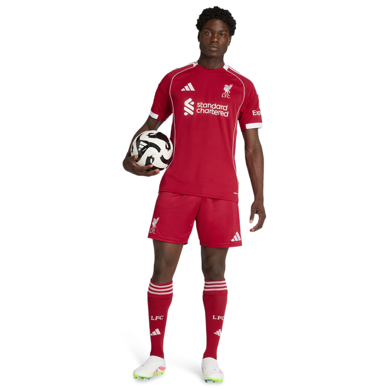 adidas Liverpool Fc 25/26 Home Shorts Immagine 2 di 4. Tocca per aprire la galleria fotografica.