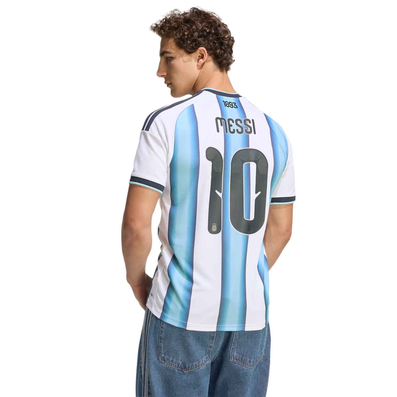 adidas Argentina 26 Home Messi Jersey Afbeelding 3 van 6. Tik om de fotogalerij te openen..