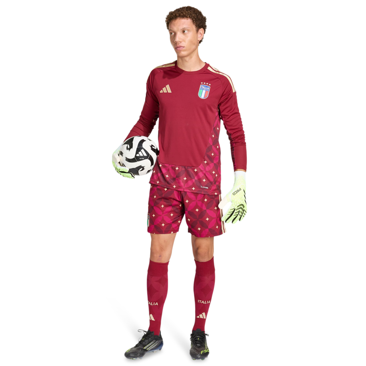 adidas Italy 26 Home Goalkeeper Jersey Image 2 of 6. Tap to open photo gallery.