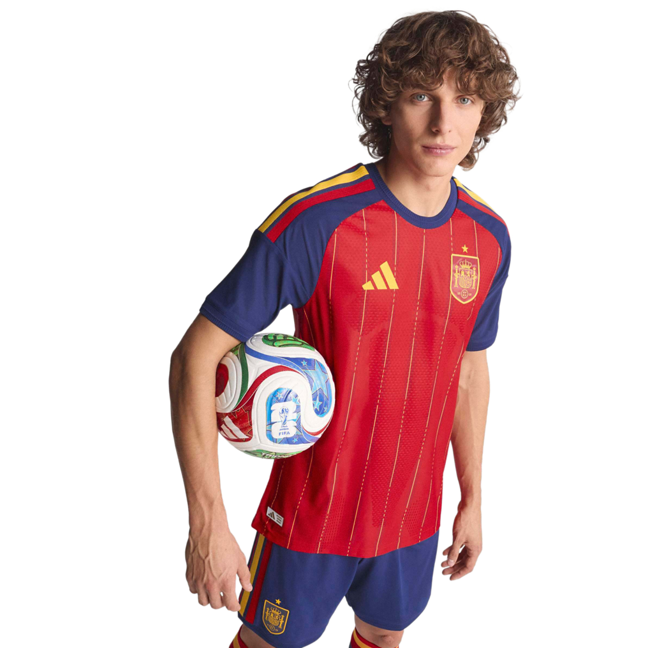 adidas Spain 26 Home Authentic Jersey Imagen 3 de 6. Toque para abrir la galería de fotos.