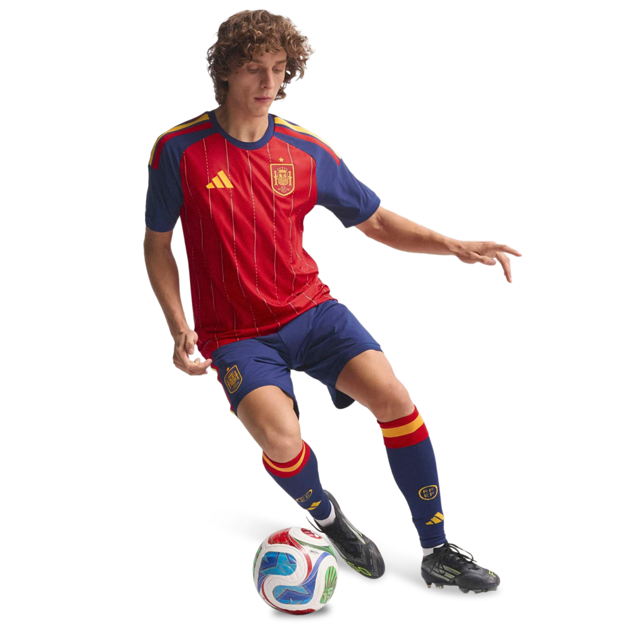 adidas Spain 26 Home Authentic Jersey Imagen 5 de 6. Toque para abrir la galería de fotos.