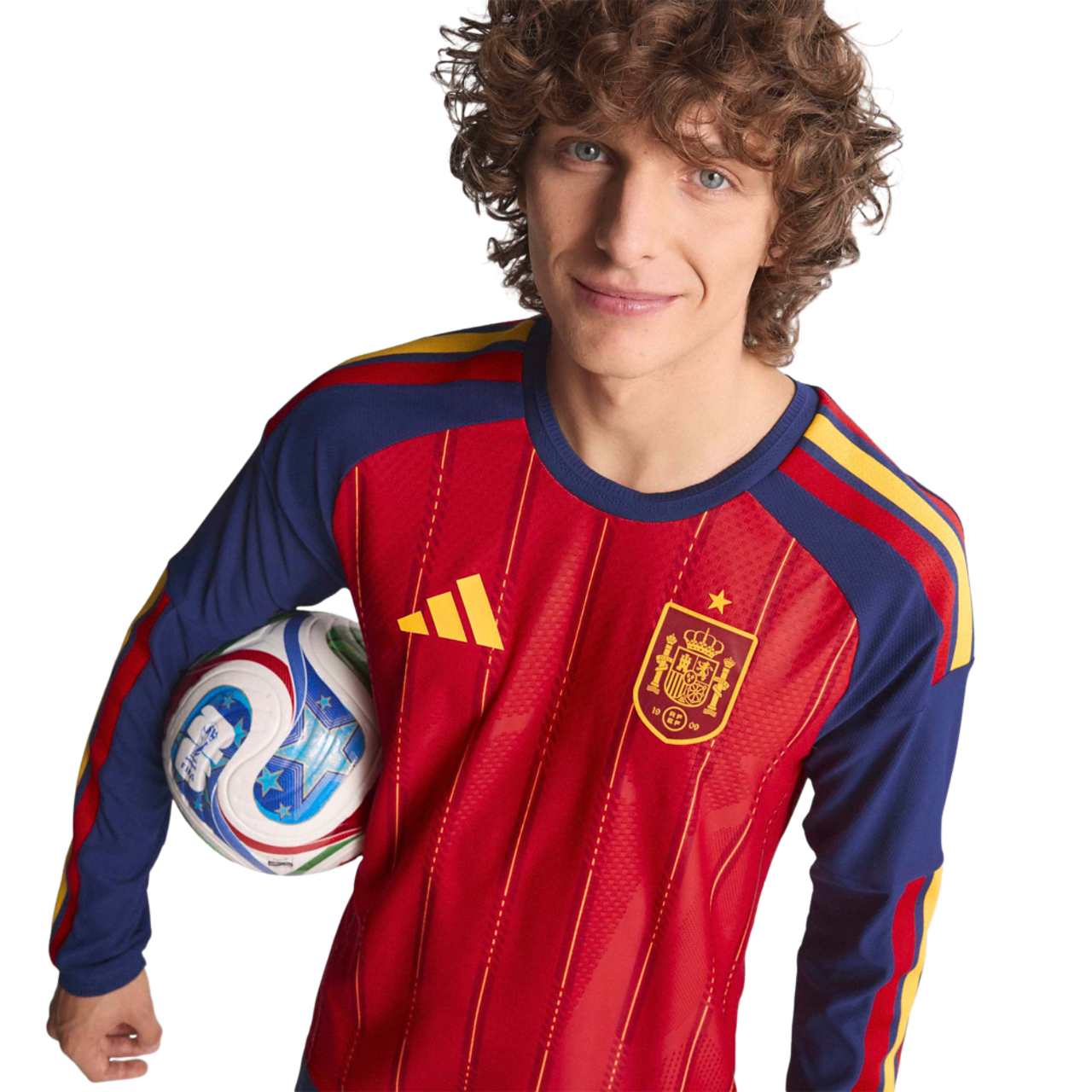 adidas Spain 26 Home Authentic Jersey Imagen 3 de 6. Toque para abrir la galería de fotos.